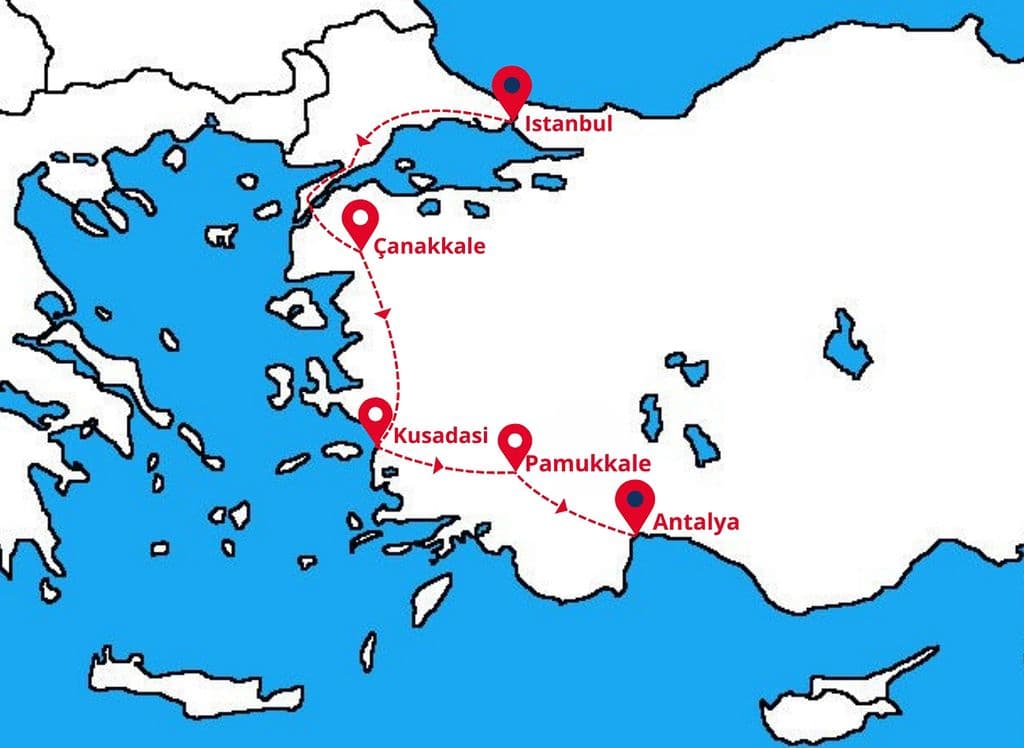 Poznávací zájezdy - Turecko - Krásy západního Turecka